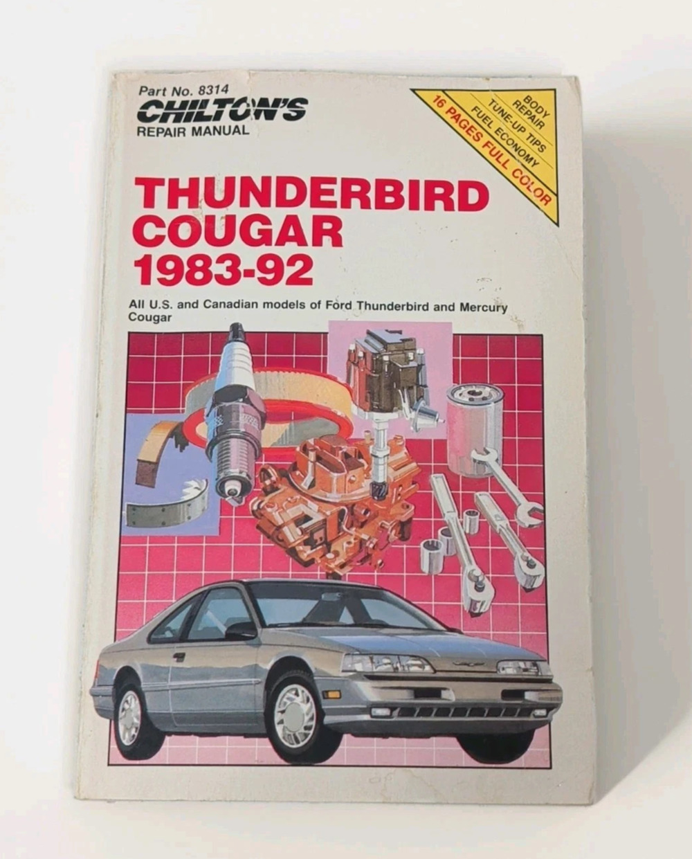1983-92 Ford Thunderbird & Cougar Chilton's Repair Manual #8314